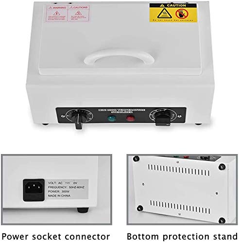 300W Nail & Metal Tool Sterilizer Disinfection Box with Timer - SPA Salon Equipment