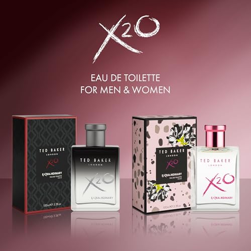 Ted Baker X20 Her Eau de Toilette - Fruity Floral Perfume for Women, 3.38 fl oz