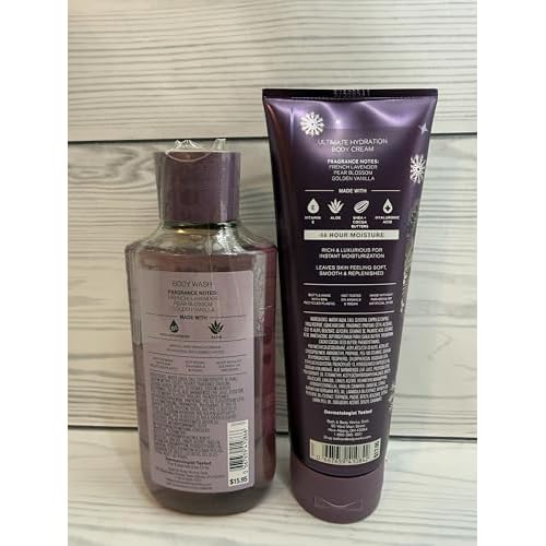 Bath & Body Works Women's Moonlit Goddess Wash and Body Cream 2 Piece Set