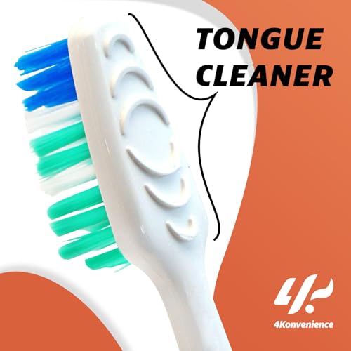 Adult 4K Logistics Soft Bristle Toothbrush Pack - 21 Count, Ergonomic Design