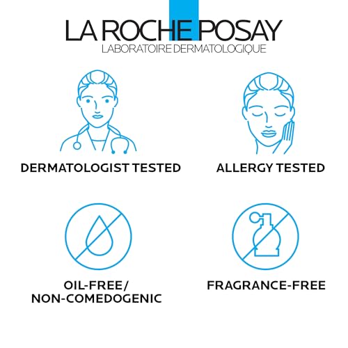 La Roche-Posay Toleriane Hydrating Gentle Face Cleanser, Hydrating Facial Cleanser With Niacinamide + Ceramides, Daily Face Wash For Dry Skin To Normal Skin, Sensitive Skin Tested, Fragrance Free