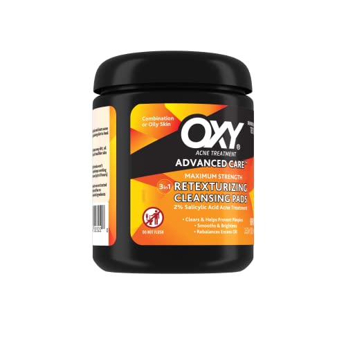 Oxy Maximum Action 3-In-1 Treatment Pads, 90 Count, Packaging may vary (Pack of 2)