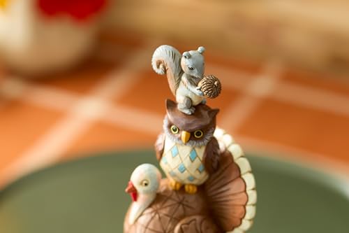 Jim Shore Heartwood Creek Fall Critters Figurine 11.22 Inch Autumn Decor