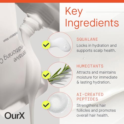 OurX Hydration Hair Mask - Deep Moisture & Repair for Curly & Coily Hair - Variation of THIS listing