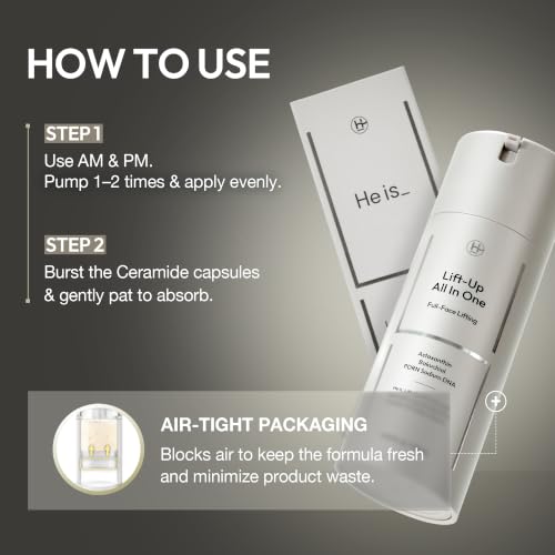 Lift Up Korean Anti-Aging Face Cream for Men - Firming & Pore Care