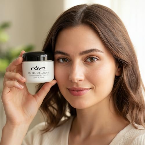 Raya Bio-Sulfur Masque Facial Clay Mask for Oily Skin with Vitamin B - Pore Purifying