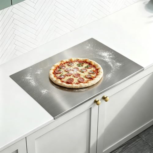 Extra Large Stainless Steel Cutting Board 19.6" x 31.5" Counter Protector for Kitchen