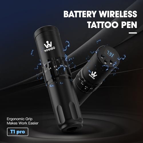 Cordless Rotary Tattoo Practice Kit with 1500mAh Pen for Beginners