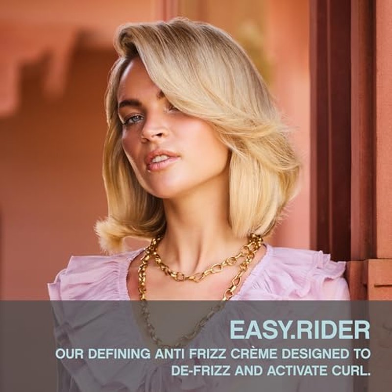 KEVIN.MURPHY EASY.RIDER - Hair Cream for All Hair Types - Anti Frizz for Hair Styling - Curl Activating Cream - Frizz Control Cream - 100g / 3.5 oz