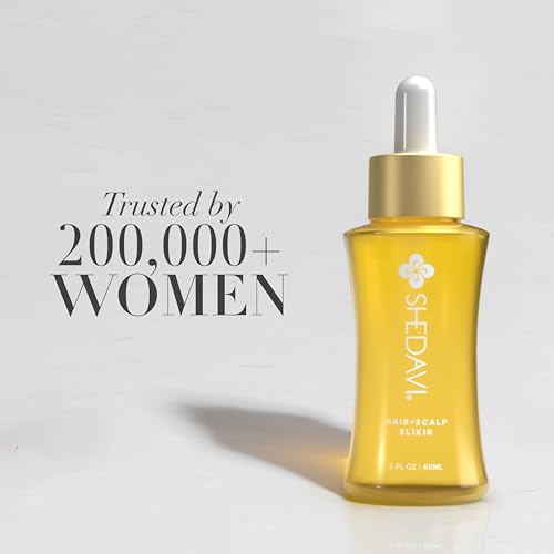 Shedavi Vegan Hair Serum with Botanicals 2 Fl Oz - Growth & Damaged Hair Treatment