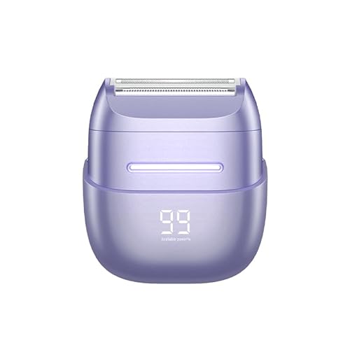 Electric Shaver For Women, Waterproof Wet Dry Mini Electric Razors For Women - Cordless Rechargeable Foil Shaver For Hair Removal, Legs, Face, Body, Bikini,Sensitive Skin, Teens, Ladie(Silver)