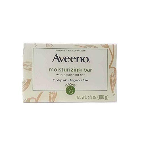 AVEENO Naturals Moisturizing Bar for Dry Skin 3.5 oz Pack of 8