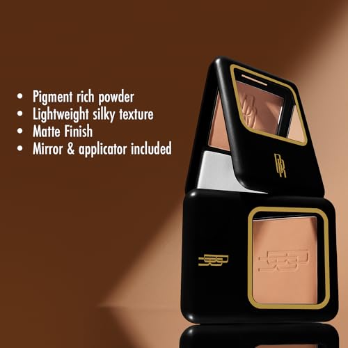 Black Radiance Creamy Beige Pressed Powder - Oil-Free Face Makeup, Pack of 4 - Variation Creamy Beige / 0.28 Ounce