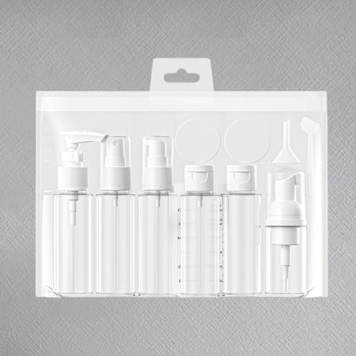 Travel Bottles for Toiletries TSA Approved Leak Proof Toiletry Containers for Shampoo Conditioner Lotion Clear