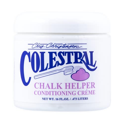 Chris Christensen Colestral Chalk Helper Conditioning Crème - 16oz Moisture Restoring Grooming Cream