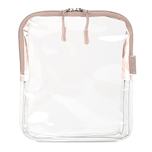 BORSALI TSA Approved Clear Toiletry Bag Set of Three Colors. Breeze Through Security, Access Items Fast and Organize Travel items by Color