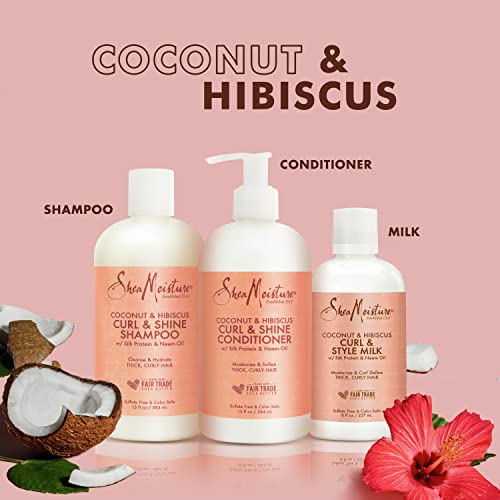 Moisturize & Define Curly Hair Shampoo, Conditioner & Styling Milk Set