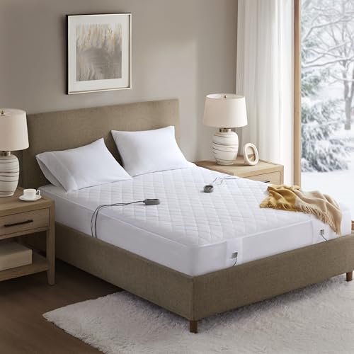 Beautyrest King Heated Mattress Pad with Secure Comfort Technology, 5-Heat Settings