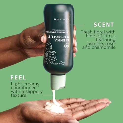 Moisturizing Hair Conditioner for All Hair Types - Vegan, Natural Ingredients, 11 Fl Oz