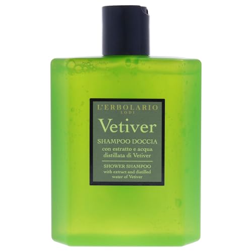 Unisex Vetiver Shower Gel - Refreshing 8.4 oz Natural Body Wash