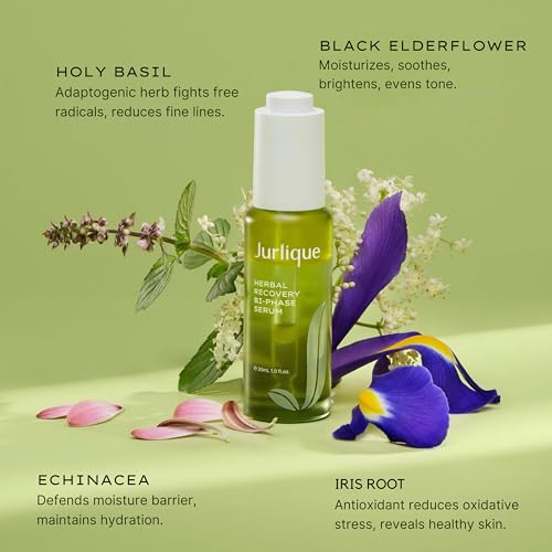 Herbal Recovery Bi-Phase Face Serum for Hydration & Revitalization - 1.01 Fl Oz