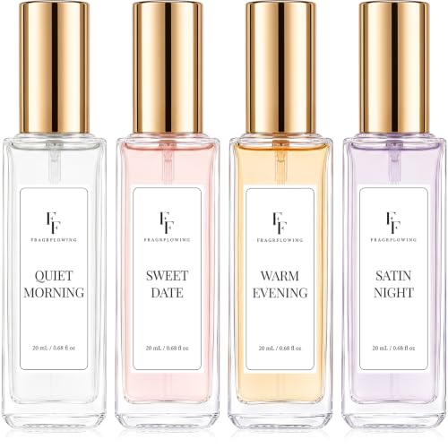 Women's Perfume Gift Set with 4 Long-Lasting Mini Fragrances - Her & Mom