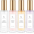 Women's Perfume Gift Set with 4 Long-Lasting Mini Fragrances - Her & Mom