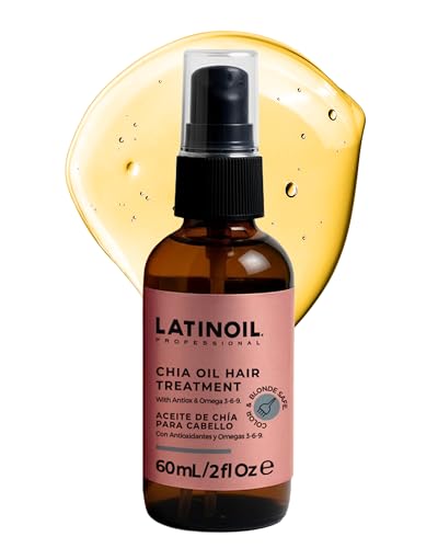 Chia Oil Hair Treatment - Hydrating Nourishing Repair Oil 2 Fl Oz - LATINOIL