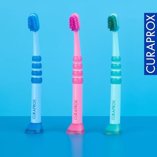 Baby Toothbrush Ultra-Soft Bristles for Gentle Gums - Pack of 4 - Random Colors