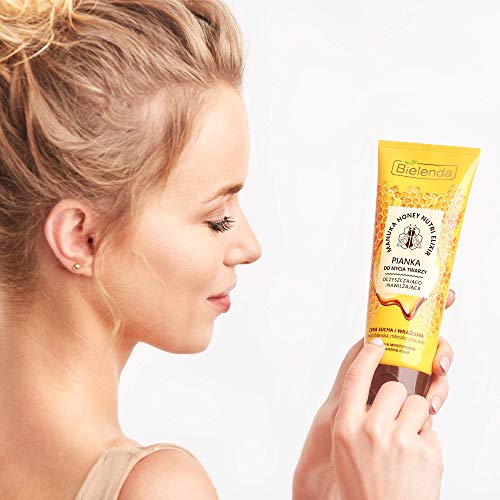 Manuka Honey Face Cleansing Foam for Sensitive Skin - Hydrating & Gentle