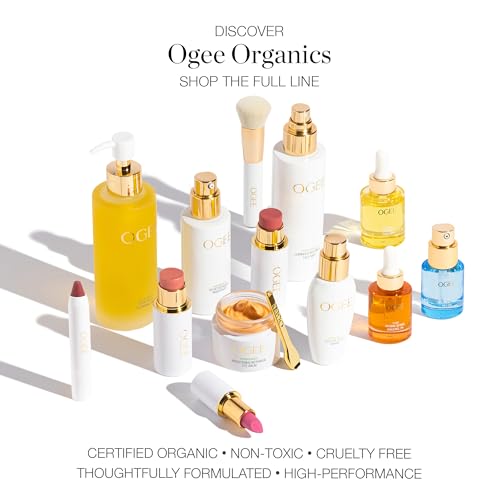 Organic Lip Oil - Clear Lip Stain & Balm, Moisturizing 1 Count