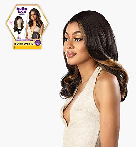 Sensationnel Butta Lace Wig Unit 13B Off Black - Pre-Plucked HD Lace Front