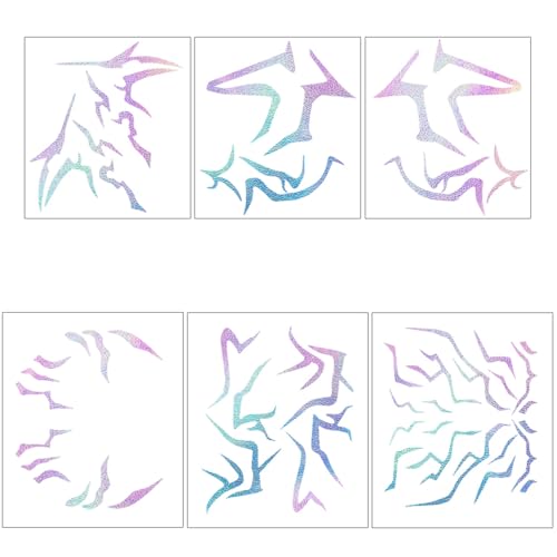Henna Tattoo Kit,12 Sheets Stickers for Henna Tattoo Hand Forearm Glitter Airbrush DIY Tattooing Template, Large Indian Mehndi Temporary Tattoo Stickers