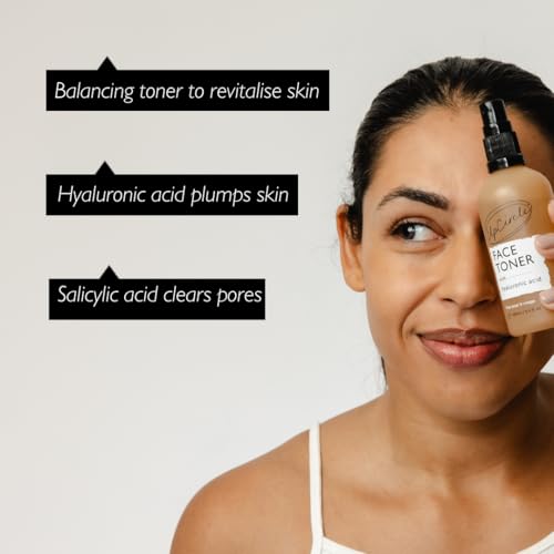 Hydrating Face Toner with Hyaluronic & Salicylic Acid - Mandarin & Chamomile, Natural Vegan