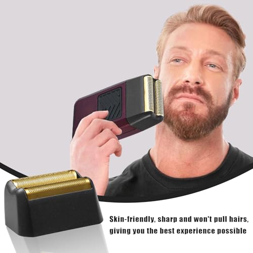 Pro 5 Star Series Finale Shaver Replacement Foil and Cutter Bar Assembly Compatible with wahl Shaver Model 7031-100/7043-100-For men's shaving- 2Pcs Black