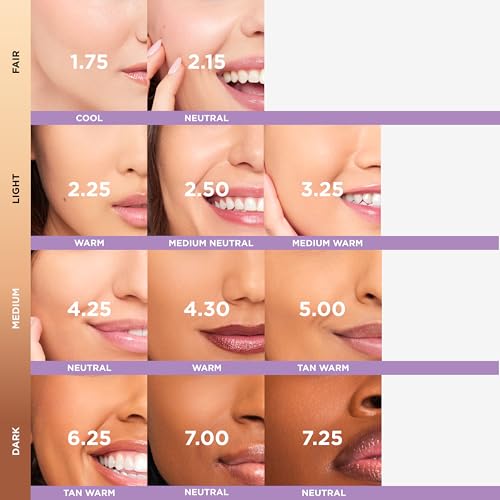 HALEYS Re-form Luminous Skin Foundation, VEGAN + CRUELTY-FREE, Blurs, Conceals, Blendable, Buildable Med-to-Full Coverage, Weightless, Oil-free, All-Day Wear, Hyaluronic Acid, All skin types (2.5)