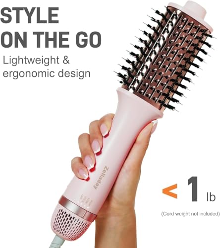 DISSTAR Hot Air Blow Dryer Brush with Ionic Technology, Fast Styling & Volumizing