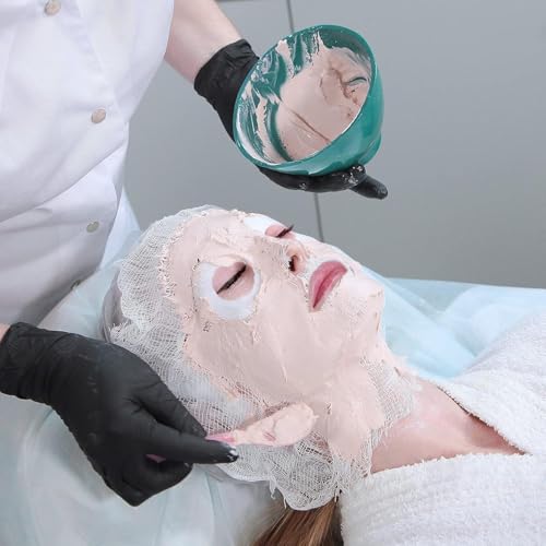 Gauze Facial Mask, 100% Cotton Gauze Pre-Cut for Facial Spa, High Frequency Treatments 100 Count