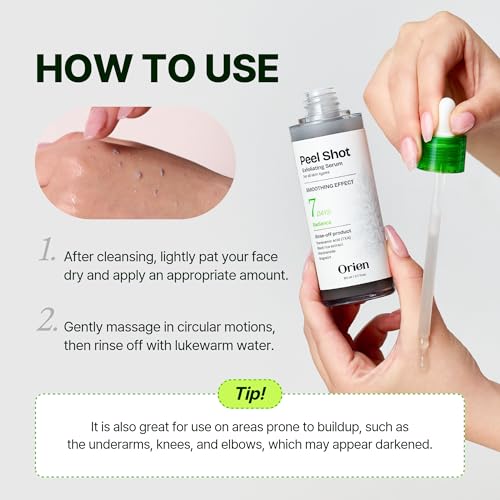 Exfoliating Face and Body Serum for Clear Skin 80ml - Dead Skin Cell Removal