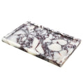 12x8 Inch Calacatta Viola Marble Vanity Tray - Elegant Home Decor
