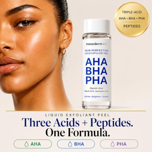 AHA PHA Liquid Exfoliant with Collagen Peptides for Brightening & Smoothing - 100ml