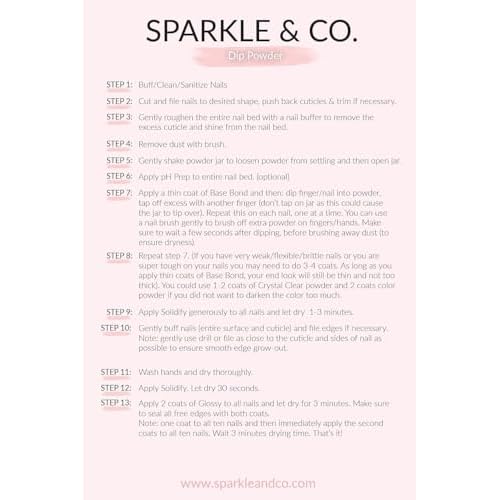 Sparkle & Co. Dip Powders ? dp.332 Sunshadow (White to Black Opal Sun Change) 1 Ounce Dipping Powder Jar For Manicure DIY Spring Shade, No Lamp Needed