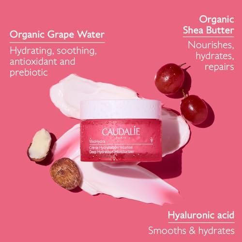 Caudalie VinoHydra Deep Hydration Moisturizer 50mL with Hyaluronic Acid
