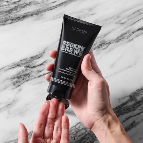 Men's Hair Styling Gel Medium Hold 5 fl oz - Natural Finish, Lock & Control