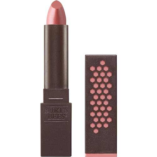 Natural Glossy Lipstick in Nude Mist - Moisturizing Lip Color, 1 Tube
