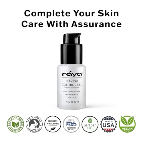 Blemish Control Clarifying Gel for Oily Skin with Tea Tree Oil - 2 Oz - Raya