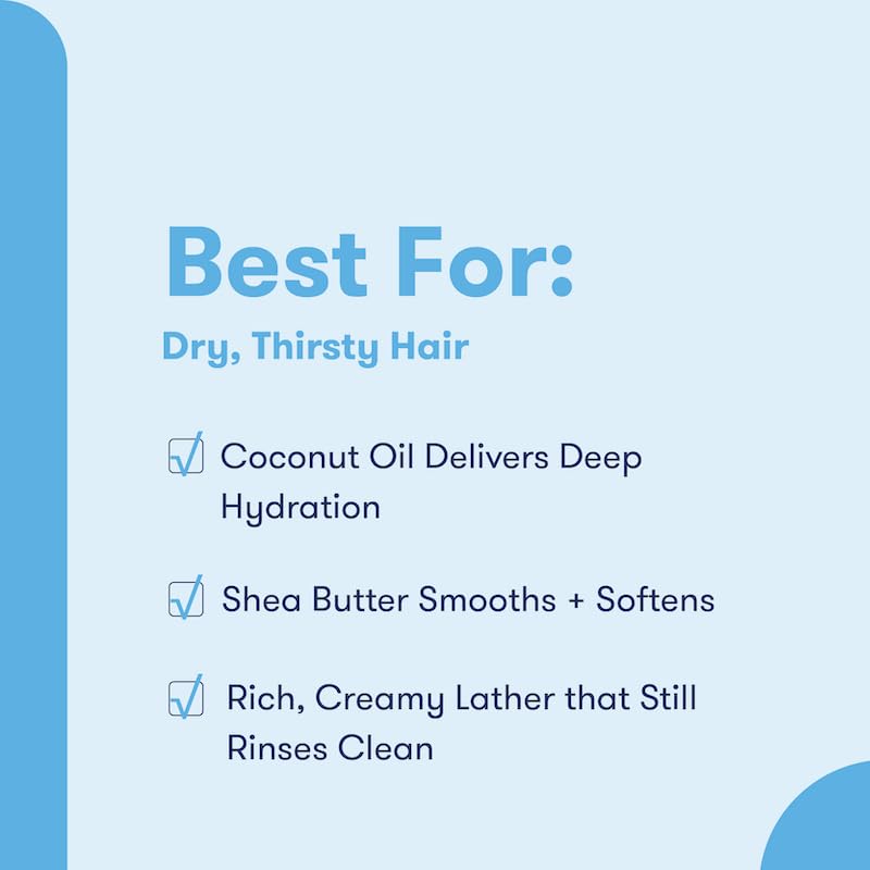 Deeply Hydrating Moisturize Shampoo & Conditioner Bar Set - For Dry Frizzy Hair