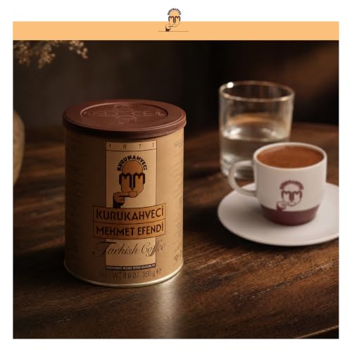 Turkish Coffee Medium Roast 17.6 oz Pack of 3 - Authentic Arabica, Finely Ground, Traditional Flavor
