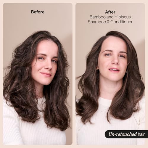 Suave Shampoo and Conditioner Set, Bamboo & Hibiscus ? Volumizing Hair Products for Flat and Fine Hair, 12.6 Oz Each