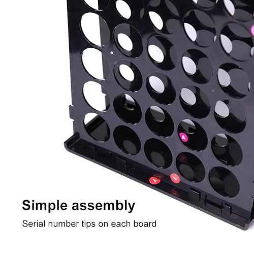 Tattoo Ink Bottle Holder Rack for 50 1oz Bottles Wall Mount & Desktop Organizer